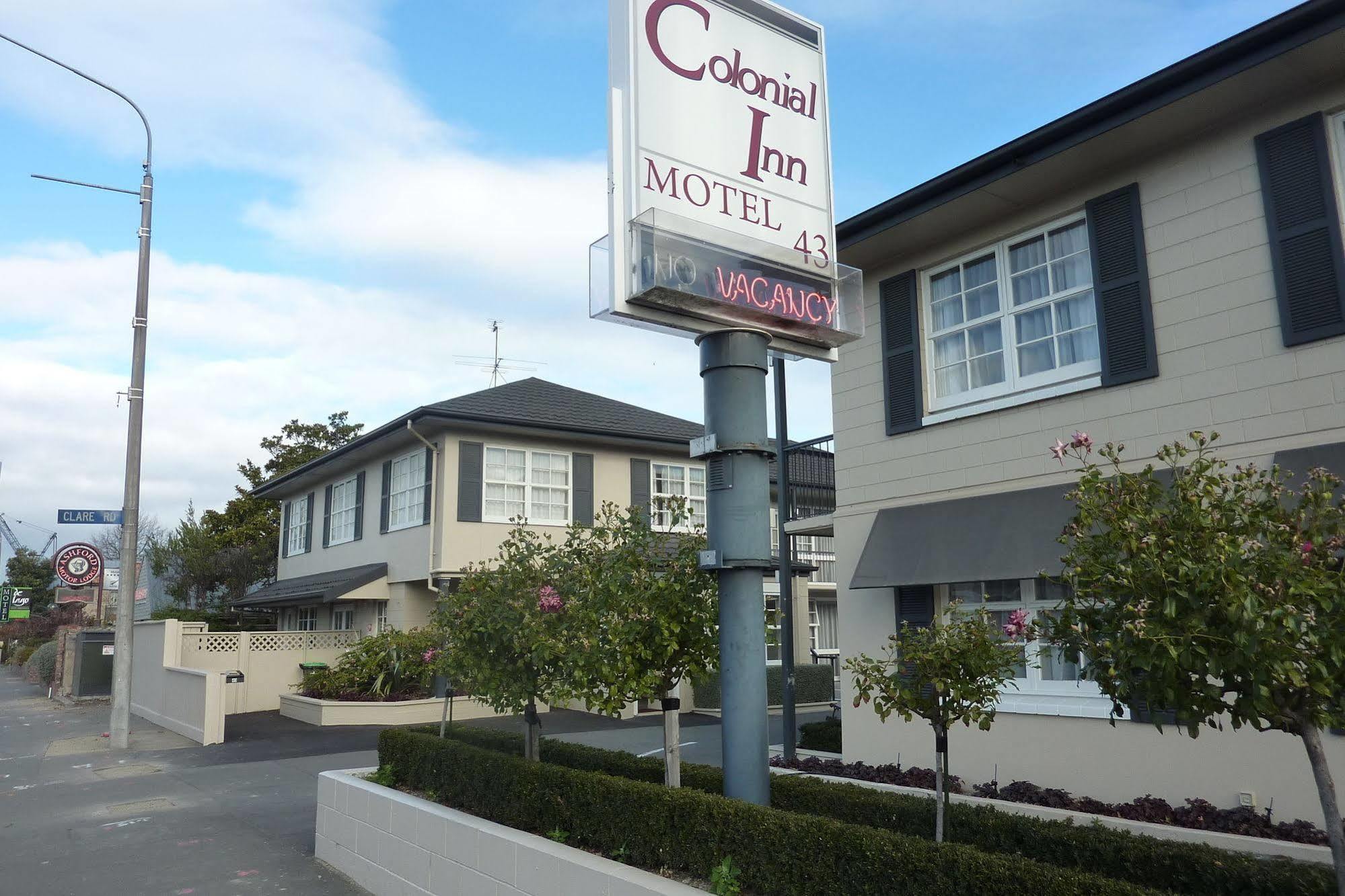 Colonial Inn Motel Christchurch Eksteriør bilde